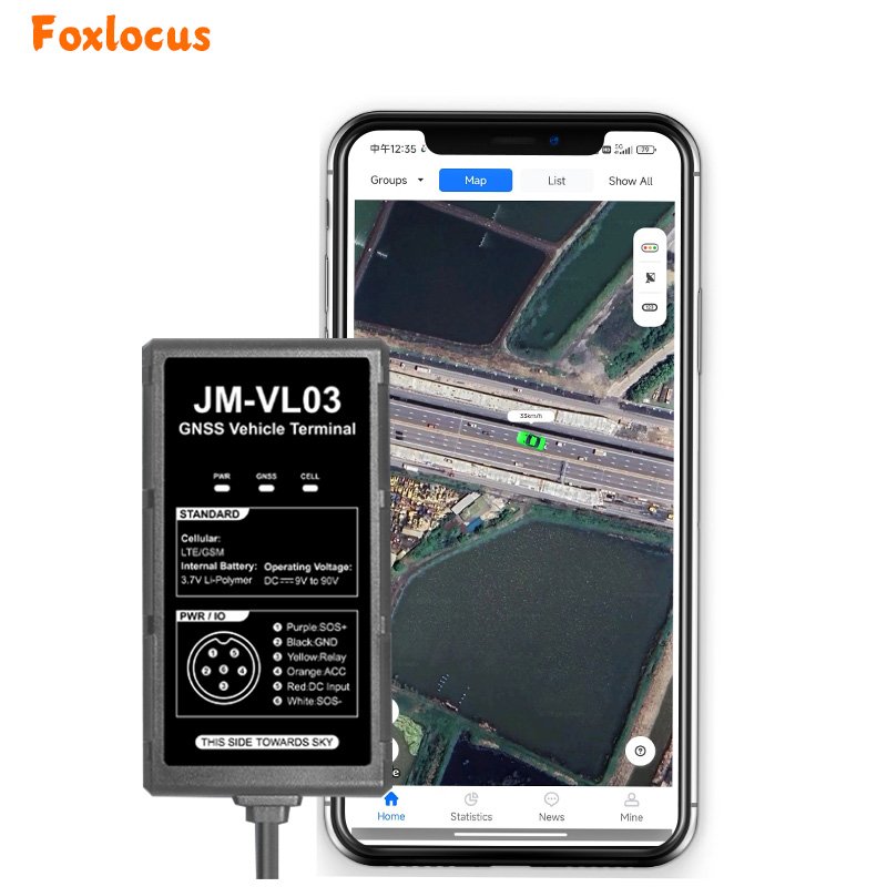 Speed Limited SIM Card Location Small GPS Tracker With Remote Cut Off Engine